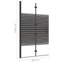 SKŁADANA KABINA PRYSZNICOWA ESG 80X140CM CZARNA