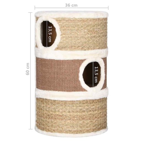 WIEŻA DO DRAPANIA DLA KOTA 60CM TRAWA MORSKA