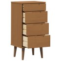 VidaXL Komoda z szufladami MOLDE Karmel 40 x 35 x 82 cm