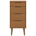 VidaXL Komoda z szufladami MOLDE Karmel 40 x 35 x 82 cm