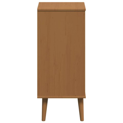 VidaXL Komoda z szufladami MOLDE Karmel 40 x 35 x 82 cm