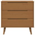 VidaXL Komoda z szufladami MOLDE Karmel 80 x 40 x 80 cm