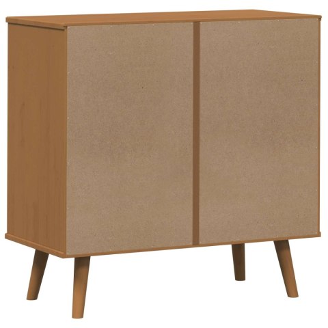 VidaXL Komoda z szufladami MOLDE Karmel 80 x 40 x 80 cm