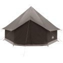 NAMIOT TIPI BRĄZOWY SZARY 300X300X200CM POLIESTER I STAL