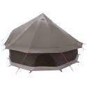 NAMIOT TIPI BRĄZOWY SZARY 300X300X200CM POLIESTER I STAL