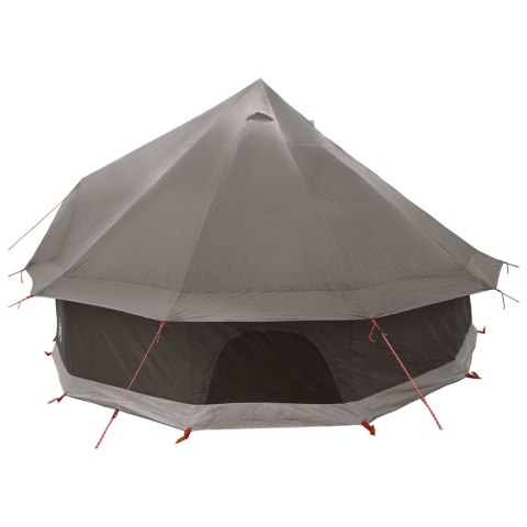 NAMIOT TIPI BRĄZOWY SZARY 300X300X200CM POLIESTER I STAL