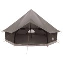 NAMIOT TIPI BRĄZOWY SZARY 500X500X300CM POLIESTER I STAL
