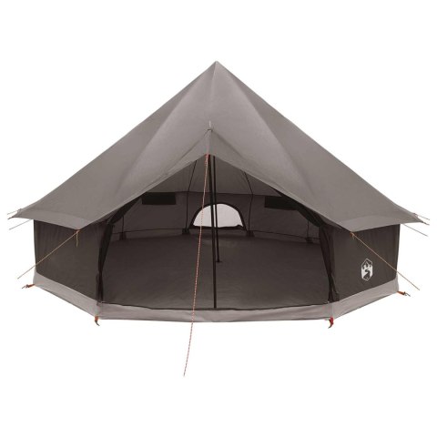NAMIOT TIPI BRĄZOWY SZARY 500X500X300CM POLIESTER I STAL