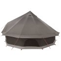 NAMIOT TIPI BRĄZOWY SZARY 500X500X300CM POLIESTER I STAL