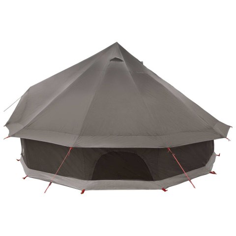 NAMIOT TIPI BRĄZOWY SZARY 500X500X300CM POLIESTER I STAL