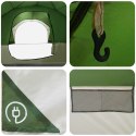 NAMIOT BOCZNY ZIELONY 410X410X250CM POLIESTER I STAL