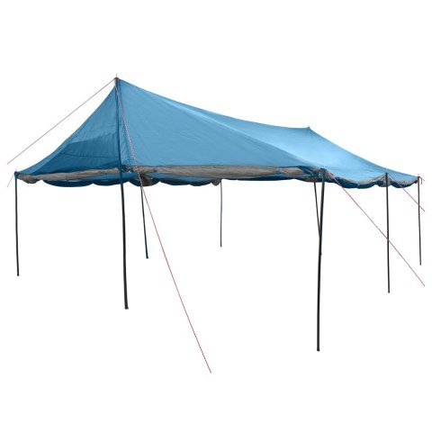 NAMIOT RODZINNY NIEBIESKI 600X400X268CM POLIESTER I STAL