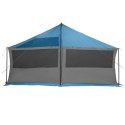 NAMIOT RODZINNY NIEBIESKI 600X400X268CM POLIESTER I STAL