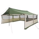 NAMIOT RODZINNY ZIELONY 600X400X268CM POLIESTER I STAL