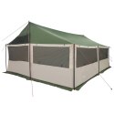 NAMIOT RODZINNY ZIELONY 600X400X268CM POLIESTER I STAL