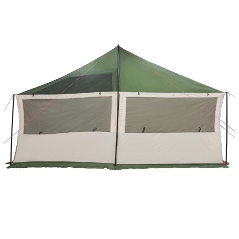 NAMIOT RODZINNY ZIELONY 600X400X268CM POLIESTER I STAL