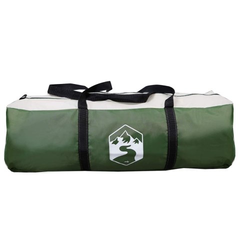 NAMIOT RODZINNY ZIELONY 600X400X268CM POLIESTER I STAL