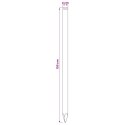 VidaXL Słupki ogrodzeniowe 15 szt. zielony 150 cm Lite drewno sosnowe