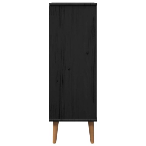 VidaXL Szafka na buty MOLDE 59,5 x 35 x 103 cm Lite drewno sosnowe