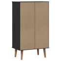 VidaXL Szafka na buty MOLDE 59,5 x 35 x 103 cm Lite drewno sosnowe