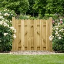 BRAMA OGRODOWA 100 X 100 CM LITE DREWNO SOSNOWE ZIELONY