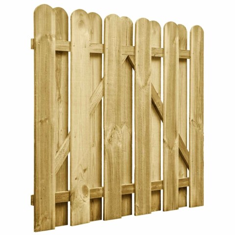 BRAMA OGRODOWA 100 X 100 CM LITE DREWNO SOSNOWE ZIELONY