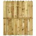 VidaXL Brama ogrodowa 100 x 125 cm Lite drewno sosnowe zielony
