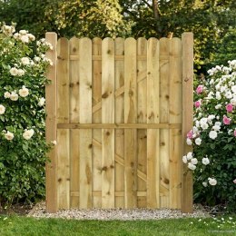 BRAMA OGRODOWA 100 X 150 CM LITE DREWNO SOSNOWE ZIELONY