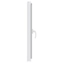 VidaXL Okno piwniczne RISOR 60 x 90 cm PVC i szkło Biały