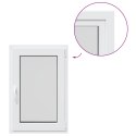 VidaXL Okno piwniczne RISOR 60 x 90 cm PVC i szkło Biały