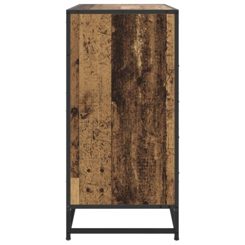 VidaXL Szafka z Szufladami 4-Szuflada stare drewno 70 x 41 x 83,5 cm