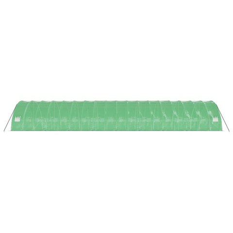 VidaXL Szklarnia ze stalową ramą, zielona, 108 m², 18x6x2,85 m