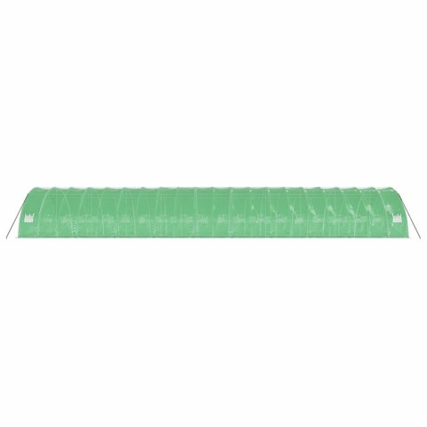 VidaXL Szklarnia ze stalową ramą, zielona, 120 m², 20x6x2,85 m