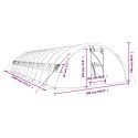 VidaXL Szklarnia ze stalową ramą, zielona, 60 m², 12x5x2,3 m