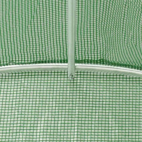 VidaXL Szklarnia ze stalową ramą, zielona, 96 m², 16x6x2,85 m