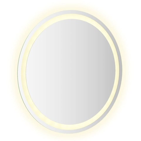 VidaXL Lustro łazienkowe z LED, okrągłe, 60 cm