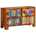 SZAFKA NA BUTY 90 X 35 X 55 CM LITE DREWNO AKACJI BRĄZOWY
