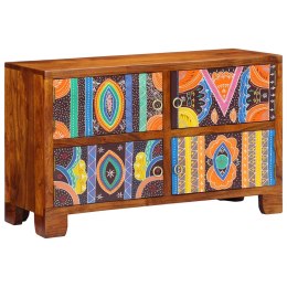 VidaXL Szafka na buty Brązowy 90 x 35 x 55 cm Lite Drewno Akacji