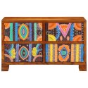 SZAFKA NA BUTY 90 X 35 X 55 CM LITE DREWNO AKACJI BRĄZOWY