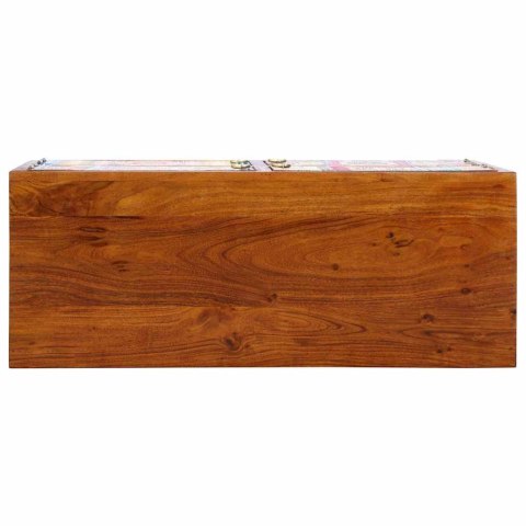 SZAFKA NA BUTY 90 X 35 X 55 CM LITE DREWNO AKACJI BRĄZOWY