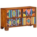 SZAFKA NA BUTY 90 X 35 X 55 CM LITE DREWNO AKACJI BRĄZOWY