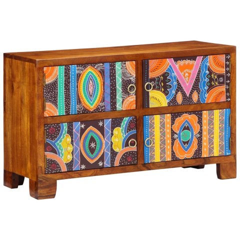SZAFKA NA BUTY 90 X 35 X 55 CM LITE DREWNO AKACJI BRĄZOWY