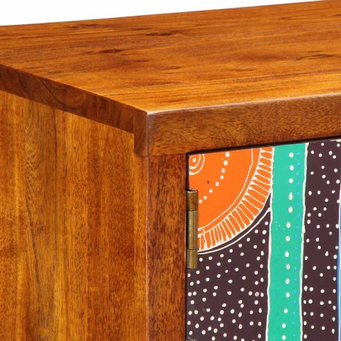 SZAFKA NA BUTY 90 X 35 X 55 CM LITE DREWNO AKACJI BRĄZOWY