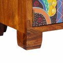SZAFKA NA BUTY 90 X 35 X 55 CM LITE DREWNO AKACJI BRĄZOWY