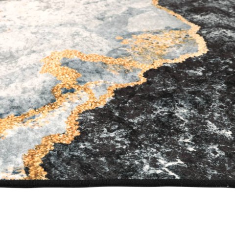 VidaXL Dywan z możliwością prania, kolorowy, 80x300 cm
