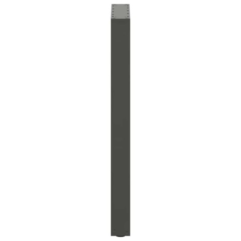 VidaXL Nogi do stołu barowego w kształcie litery U 2 szt. Antracyt 50x(90-91) cm Stal
