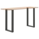 VidaXL Nogi do stołu barowego w kształcie litery U 2 szt. Antracyt 50x(90-91) cm Stal
