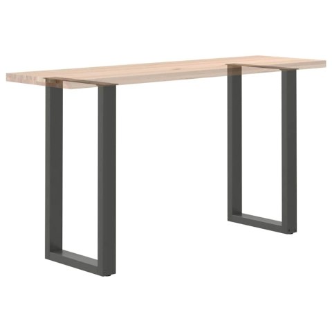 VidaXL Nogi do stołu barowego w kształcie litery U 2 szt. Antracyt 50x(90-91) cm Stal