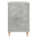 BIURKO BETONOWY SZARY 142,5 X 50 X 75 CM DREWNO INŻYNIERYJNE