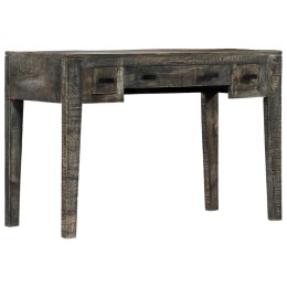 BIURKO, CZARNE, 110 X 50 X 75 CM, LITE DREWNO MANGO